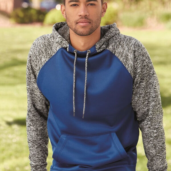 Colorblocked Cosmic Fleece Hooded Sweatshirt Thumbnail