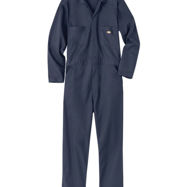 Basic Blended Long Sleeve Coverall Thumbnail