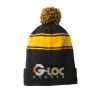 Stripe Pom Pom Beanie Thumbnail
